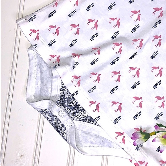 Feather Baby Sleeveless Onesie Dress 6-9 - Picture 3 of 9